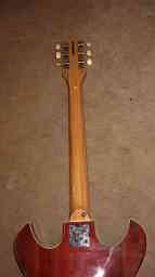 Teisco Barney Kessel tulip-style mahogany neck rear.jpg